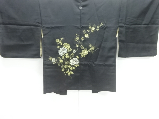 JAPANESE HAORI / WOVEN PEONY